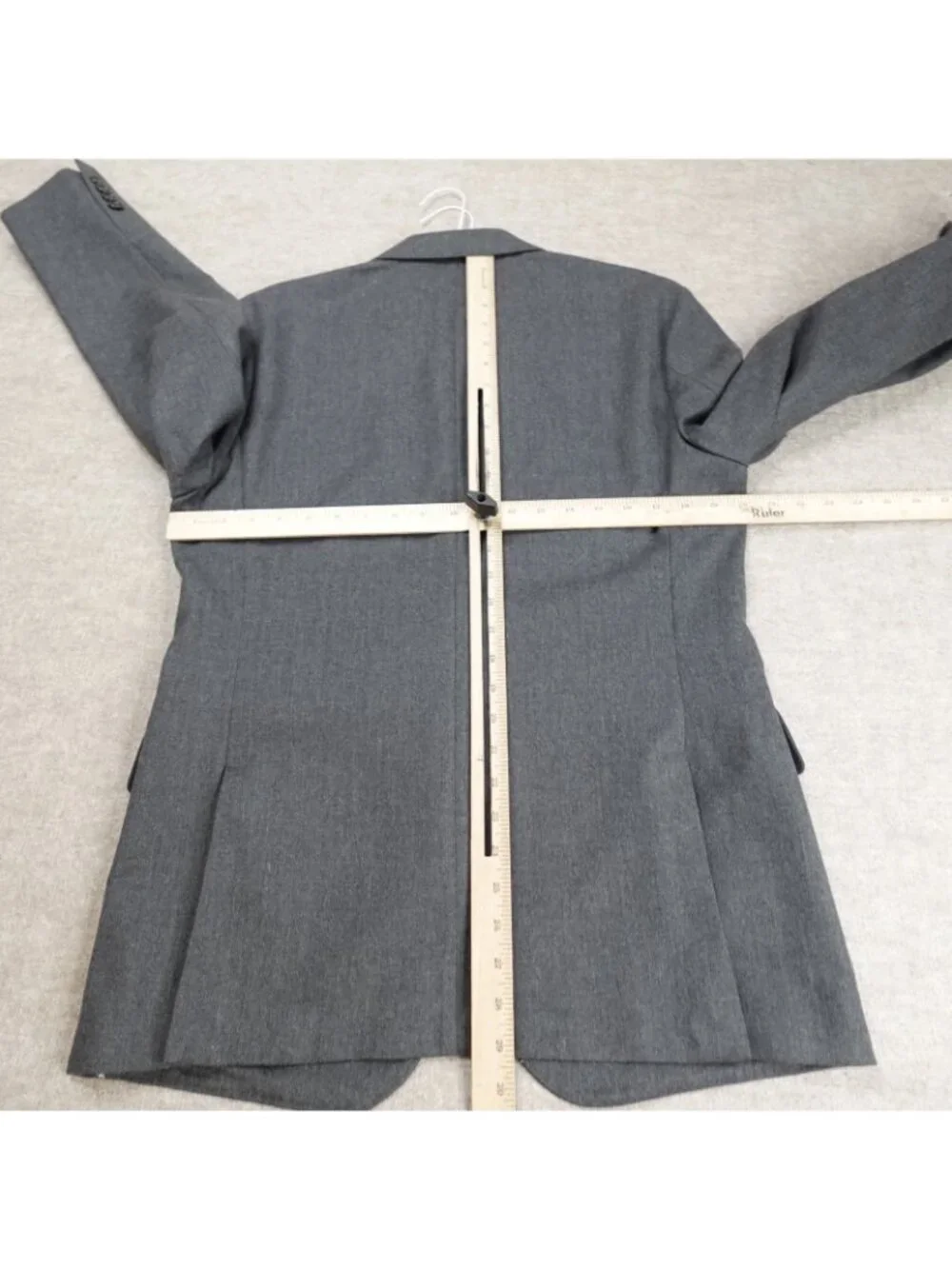 J.Crew Jacket 40R Gray Moon Fabric Unlined Unstructured Slim